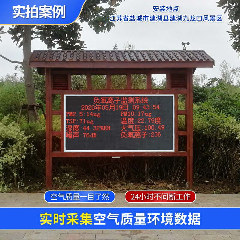 這臺負氧離子監測系統，為景區打造……